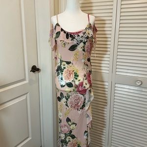 Pink Floral Dress
